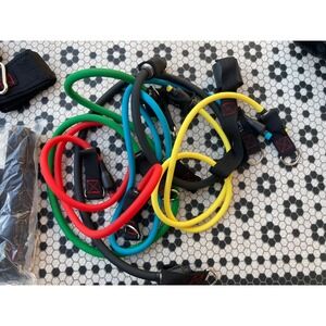 The Fit Life Resistance Bands Exercise Fitness Workout Equipment Yoga Strength